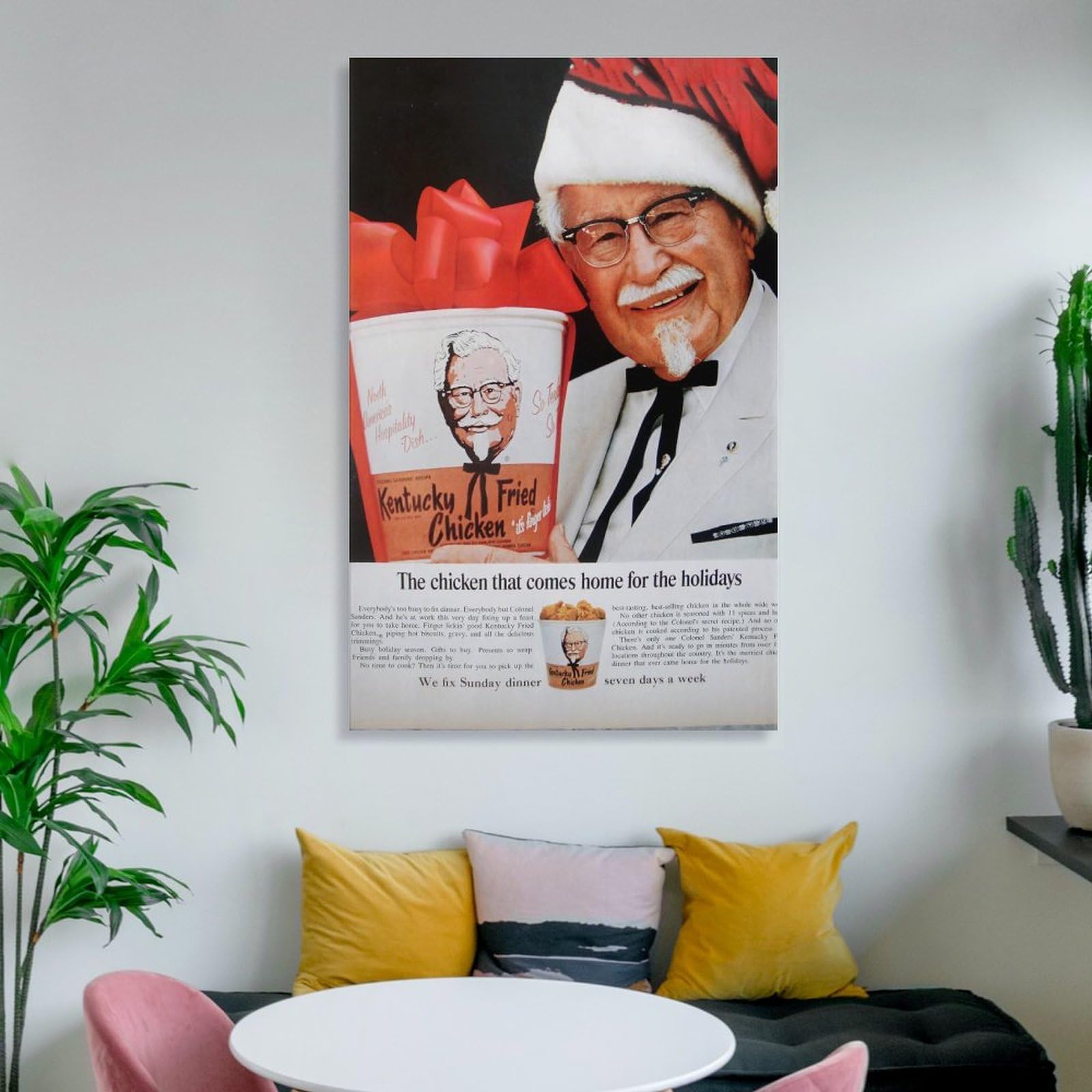 KFC ケンタッキー　カーネルサンダース　肖像画　インテリア　絵 楽天市場】ポップアートフレーム Colonel Sanders カーネル
